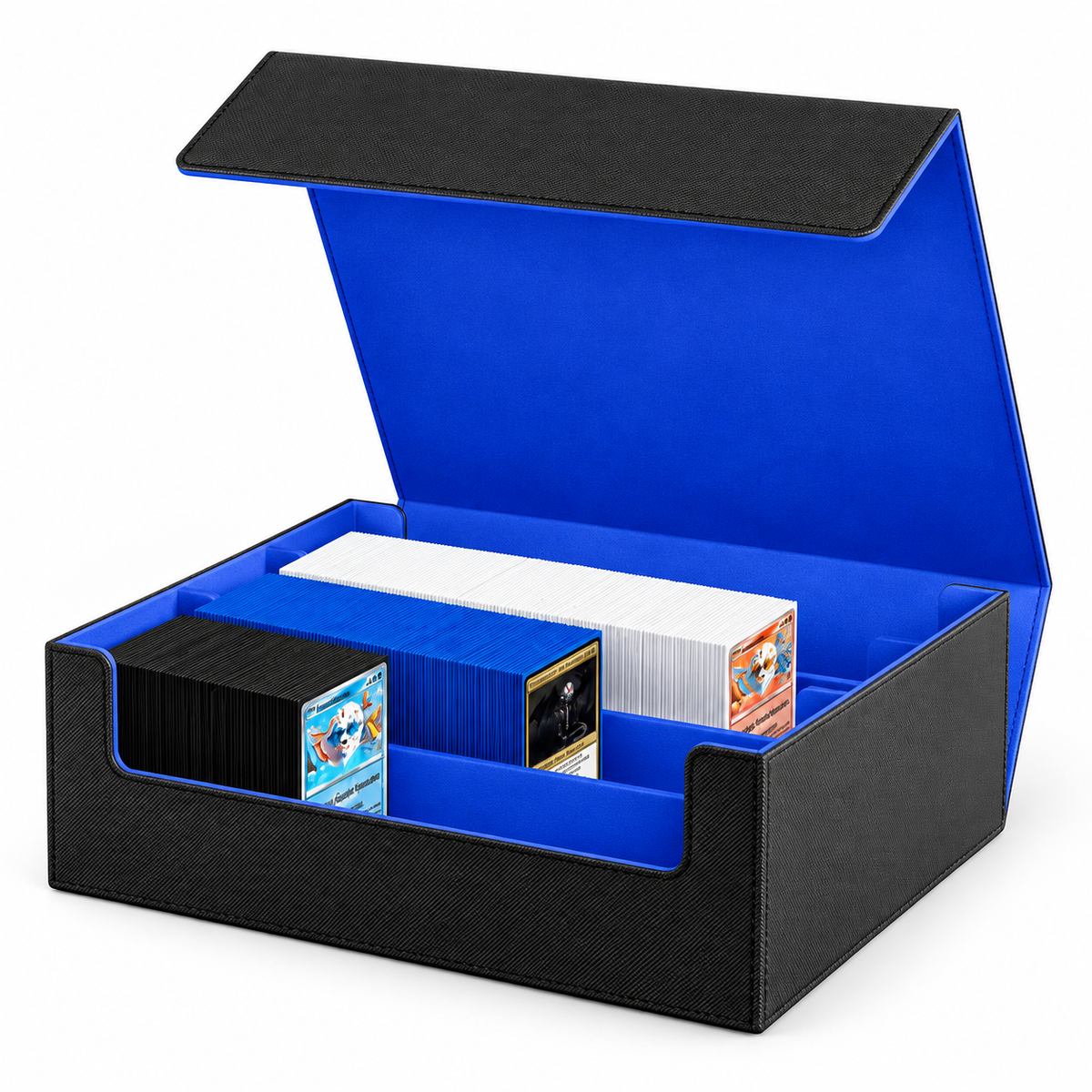 3-Row Magnetic Trading Card Storage Box
