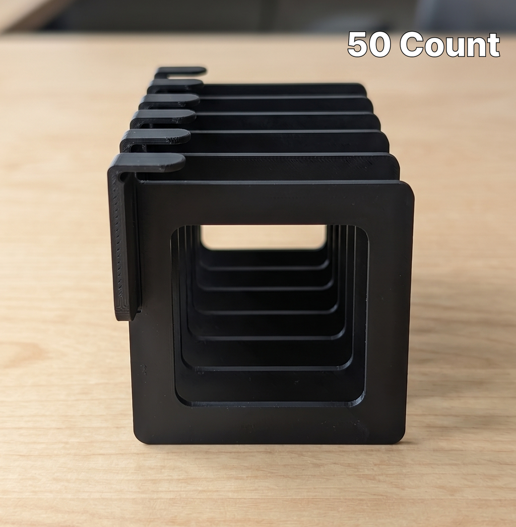 Box Buddy Universal Clip-On Card Box Dividers for Vertical & Horizontal Storage Boxes
