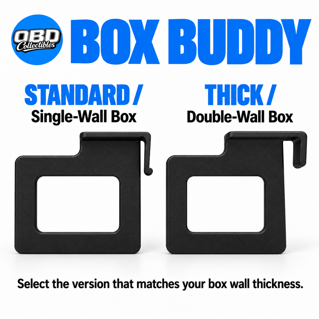 Box Buddy Universal Clip-On Card Box Dividers – Single & Double-Wall Boxes