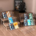 Clear Acrylic Trading Card Display Stand Risers – Set of 4 (NEW)