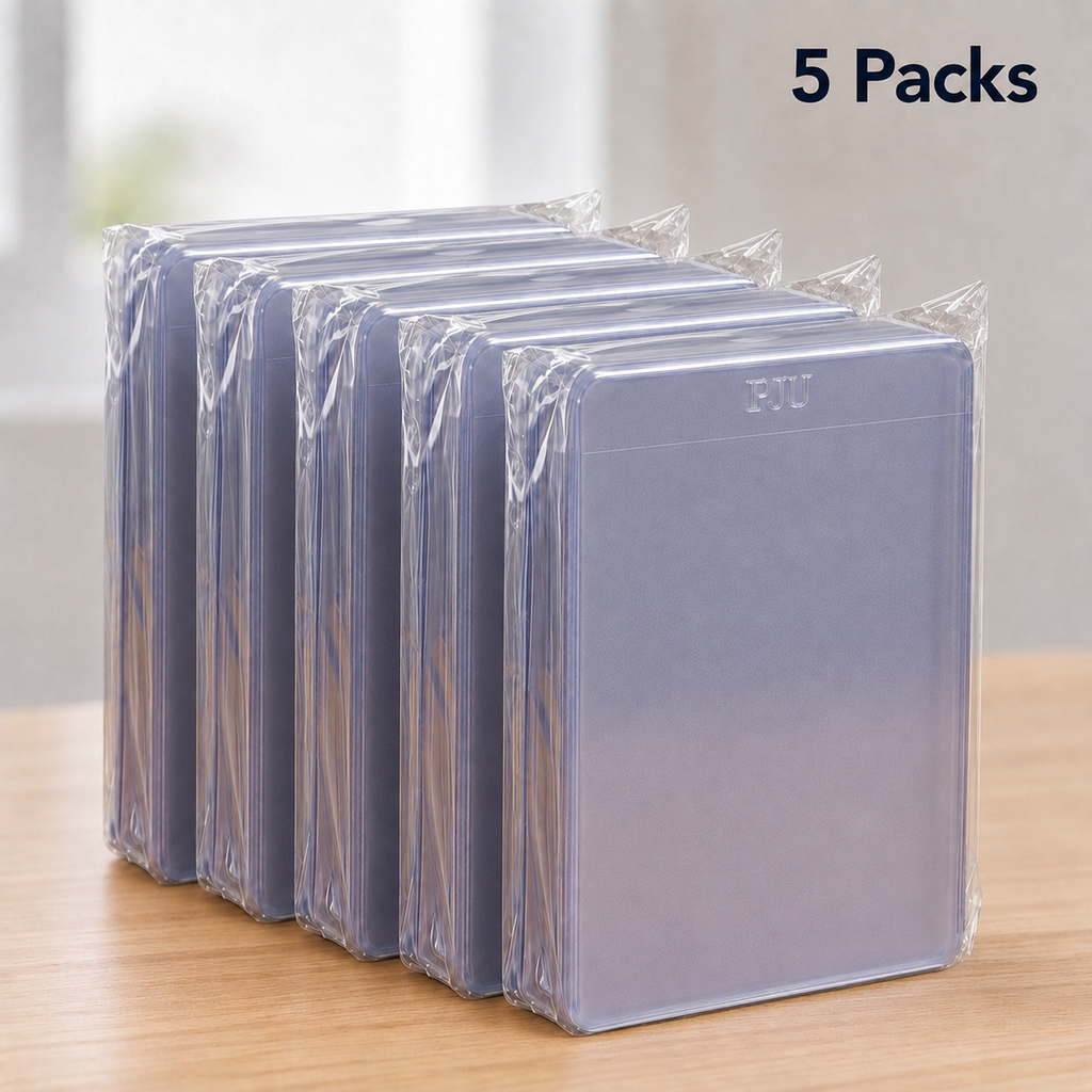 50-Count Semi-Rigid Card Holders for Sports Cards, Pokémon & Collectibles