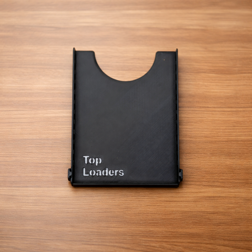 Top Loader Display Tray – Interlocking Angled Card Showcase Rack