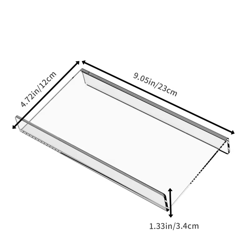 Clear Acrylic Trading Card Display Stand Risers – Set of 4 (NEW)
