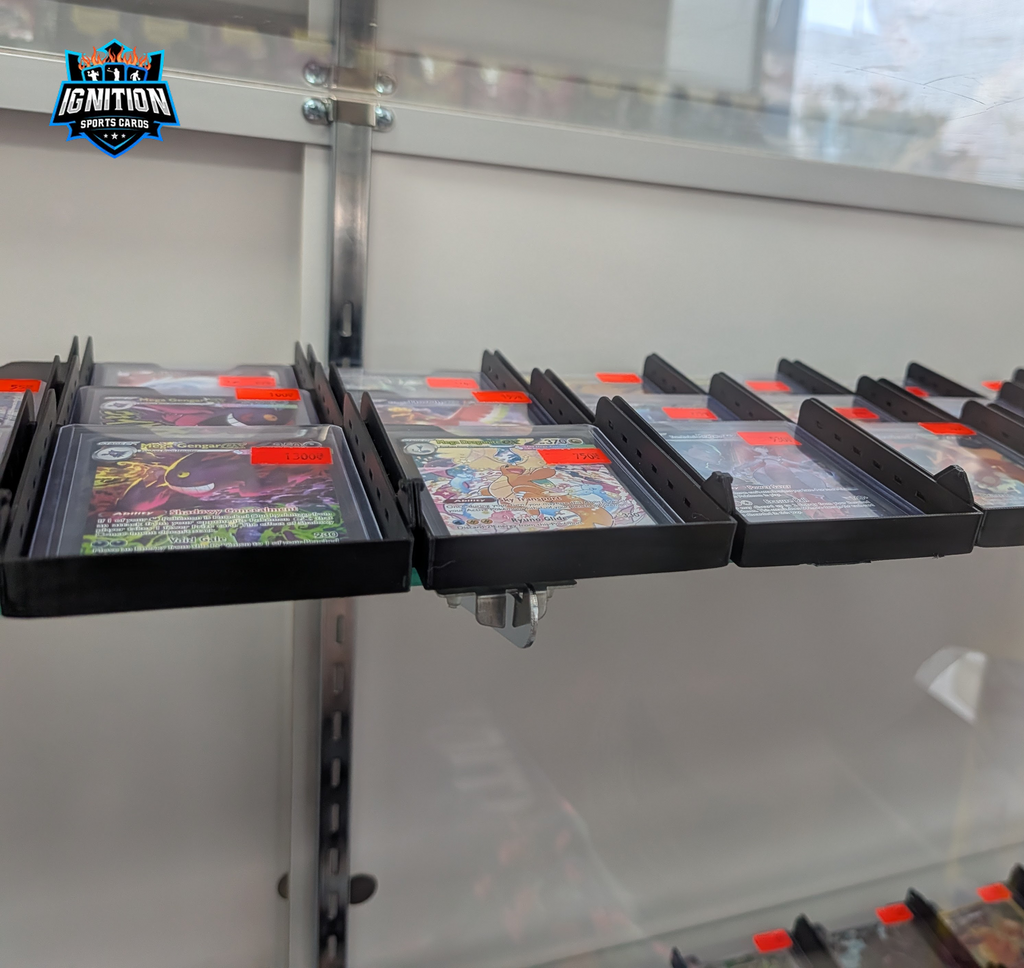 Top Loader Display Tray – Interlocking Angled Card Showcase Rack