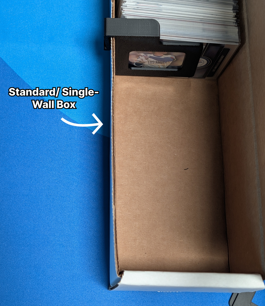 Box Buddy Universal Clip-On Card Box Dividers – Single & Double-Wall Boxes