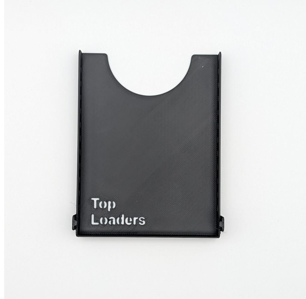 Top Loader Display Tray – Interlocking Angled Card Showcase Rack