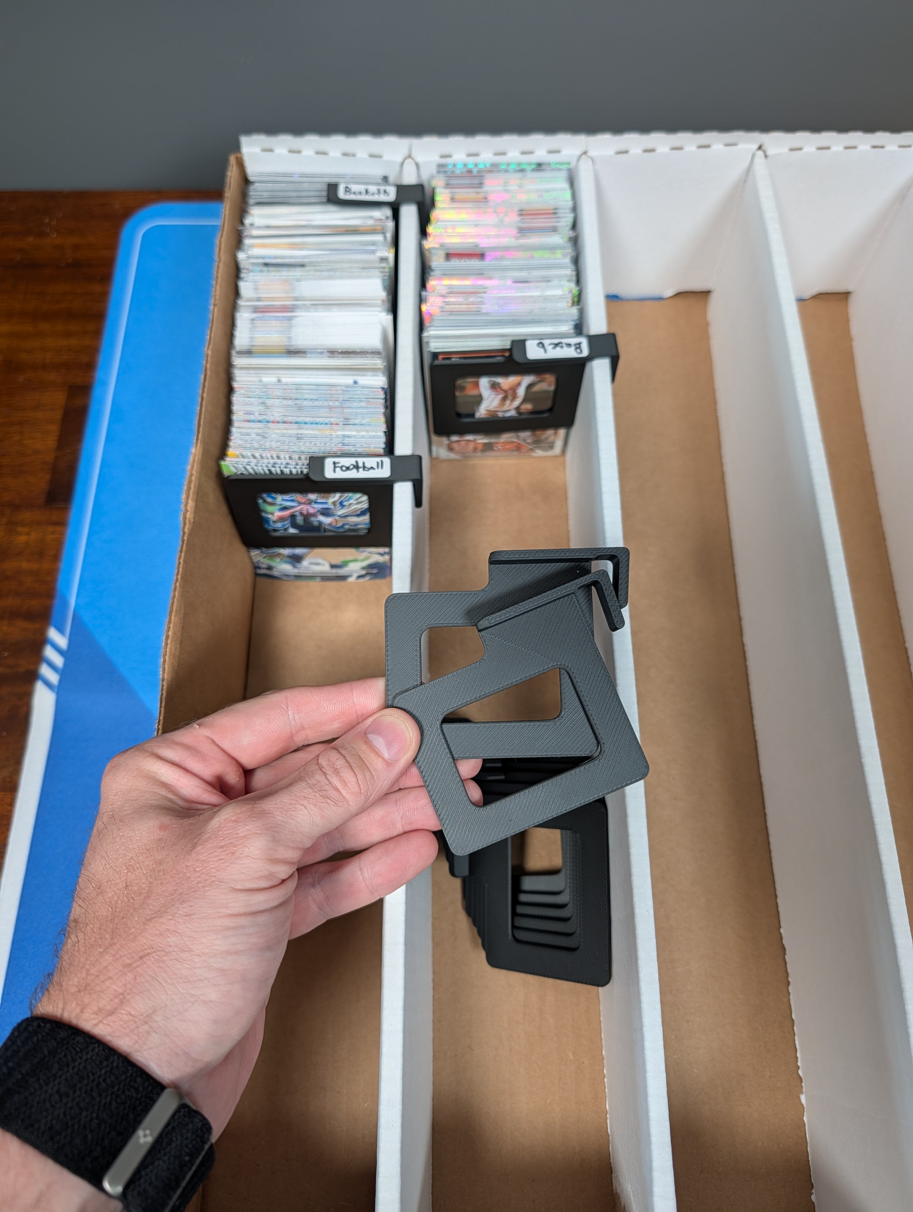 Box Buddy Universal Clip-On Card Box Dividers – Single & Double-Wall Boxes