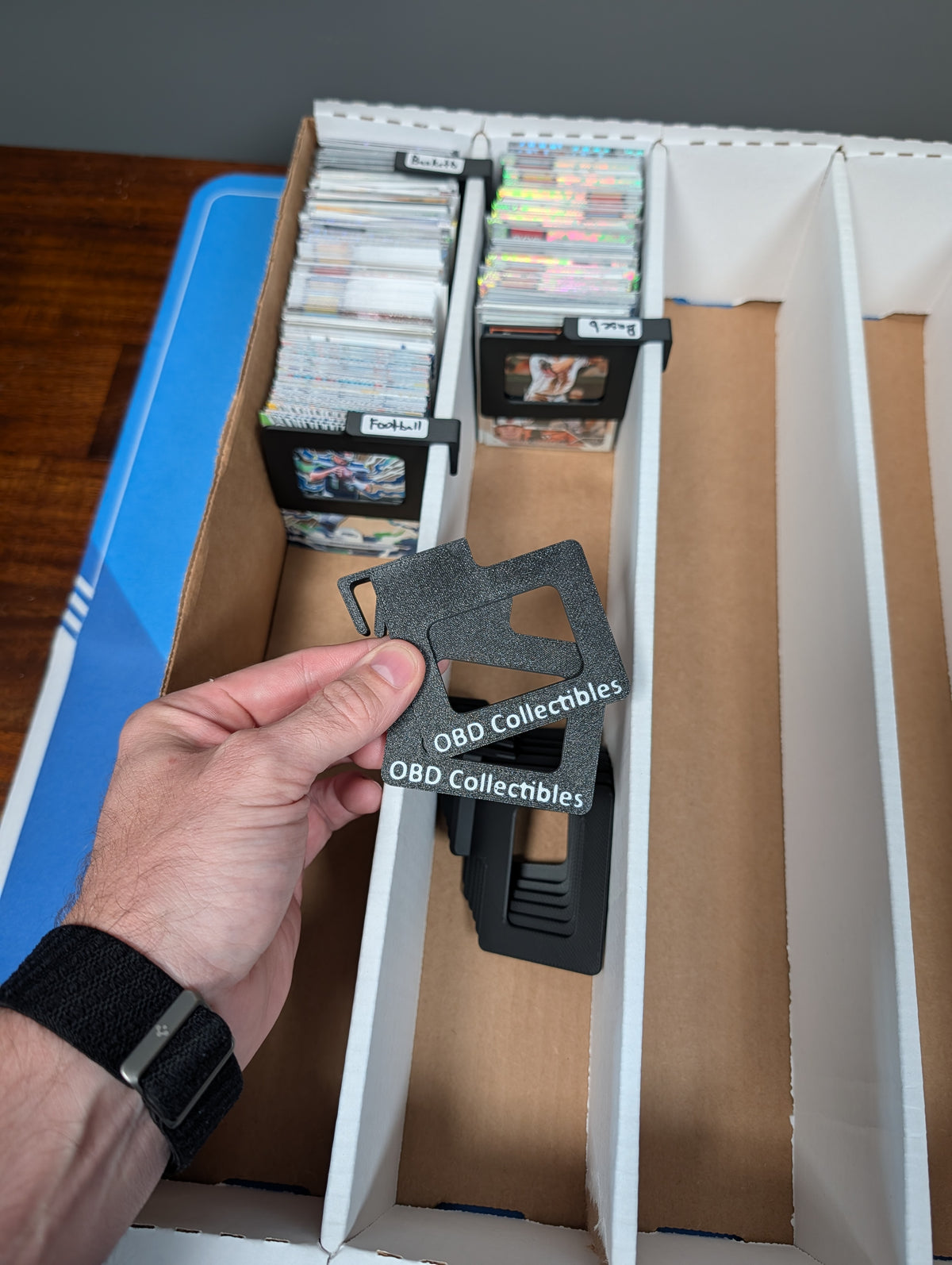 Box Buddy Universal Clip-On Card Box Dividers – Single & Double-Wall Boxes