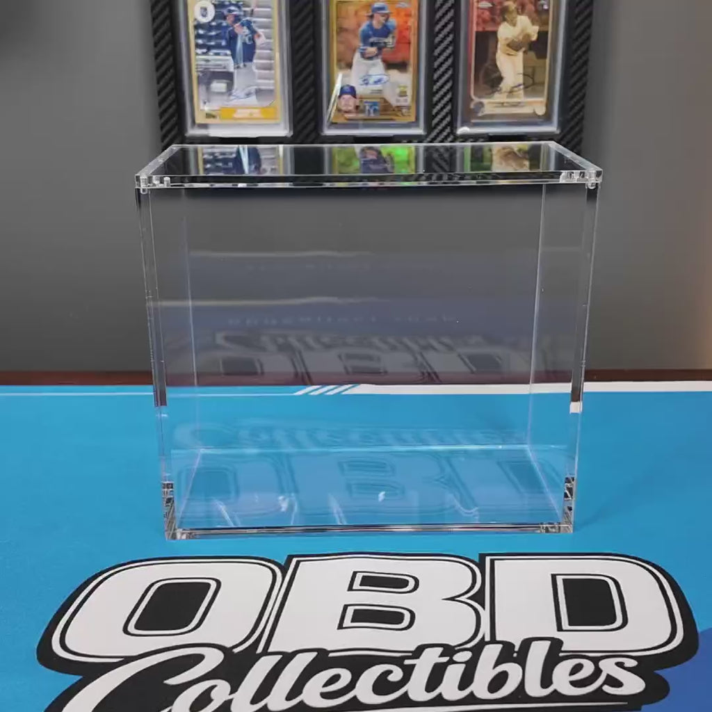 Premium 5mm Acrylic ETB Display Case – Magnetic Pokémon Elite Trainer Box Protector