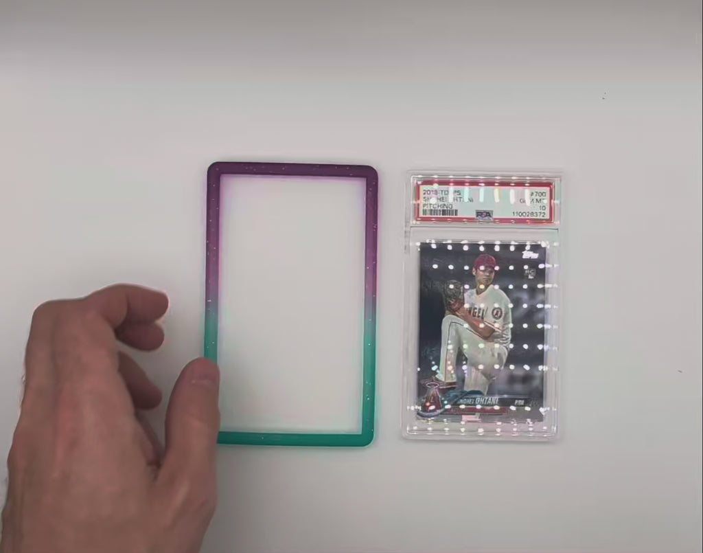 6-Pack Gradient PSA Slab Guards – Soft TPU Graded Card Protectors