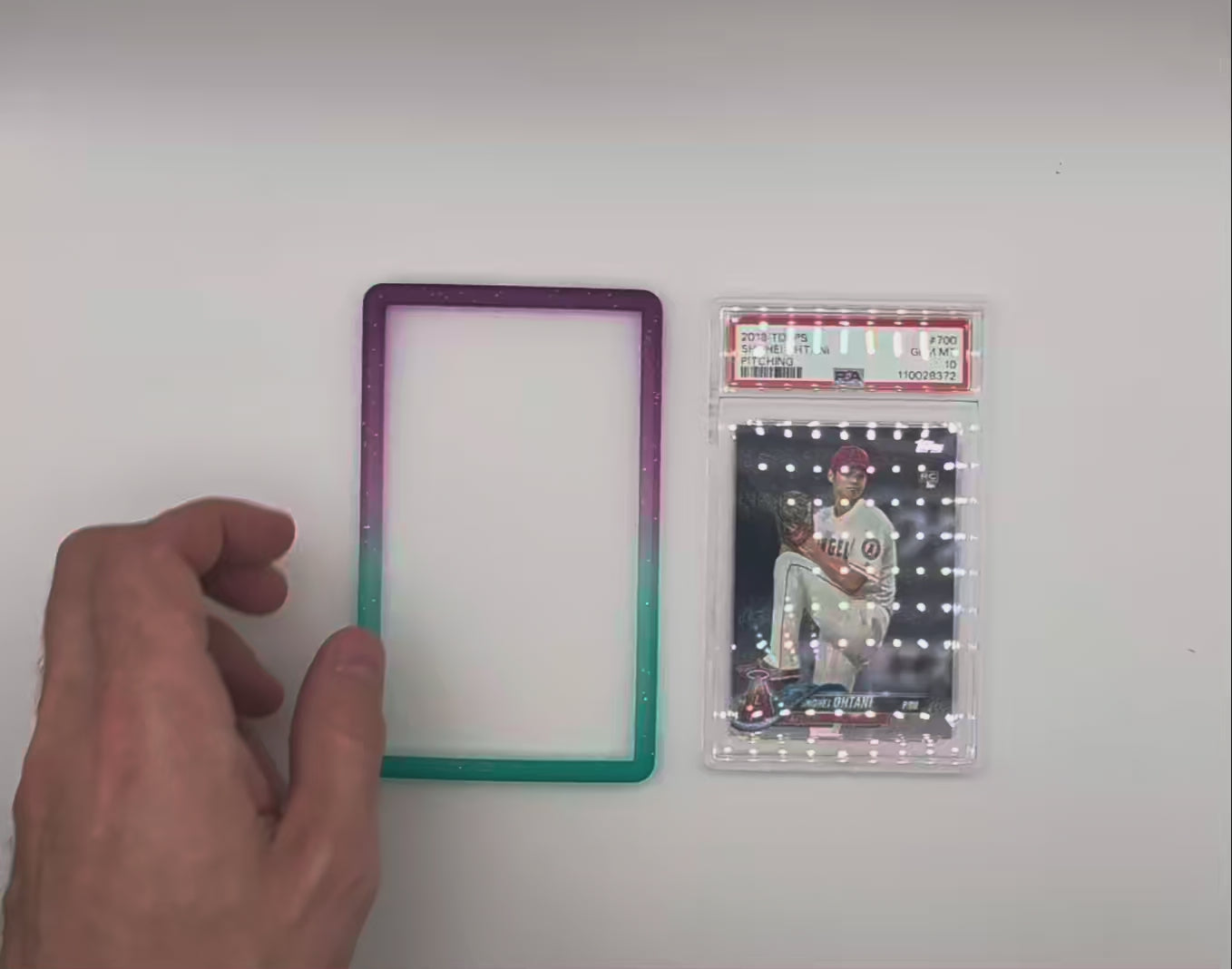 6-Pack Gradient PSA Slab Guards – Soft TPU Graded Card Protectors
