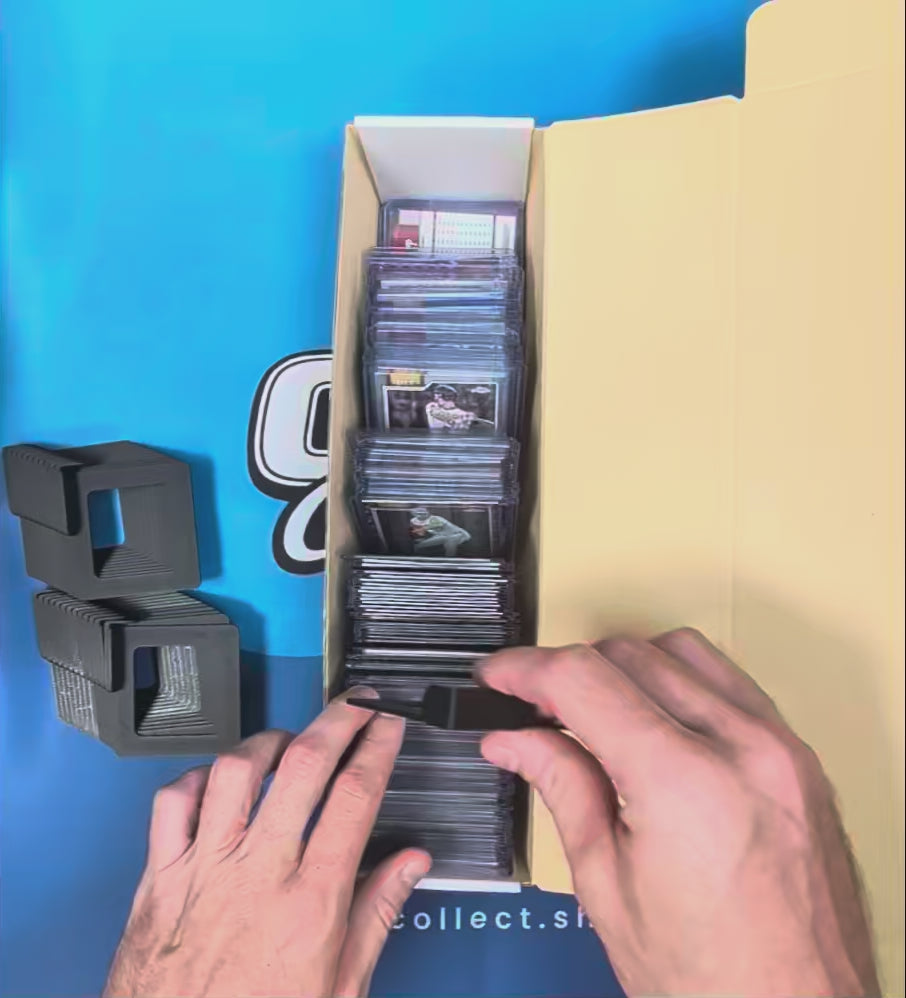 Box Buddy Universal Clip-On Card Box Dividers for Vertical & Horizontal Storage Boxes