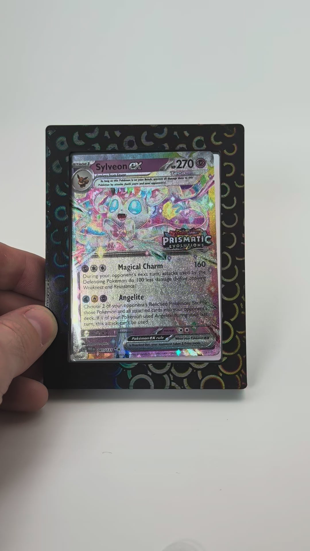 SnapShield- Holo Top Loader Display Frame
