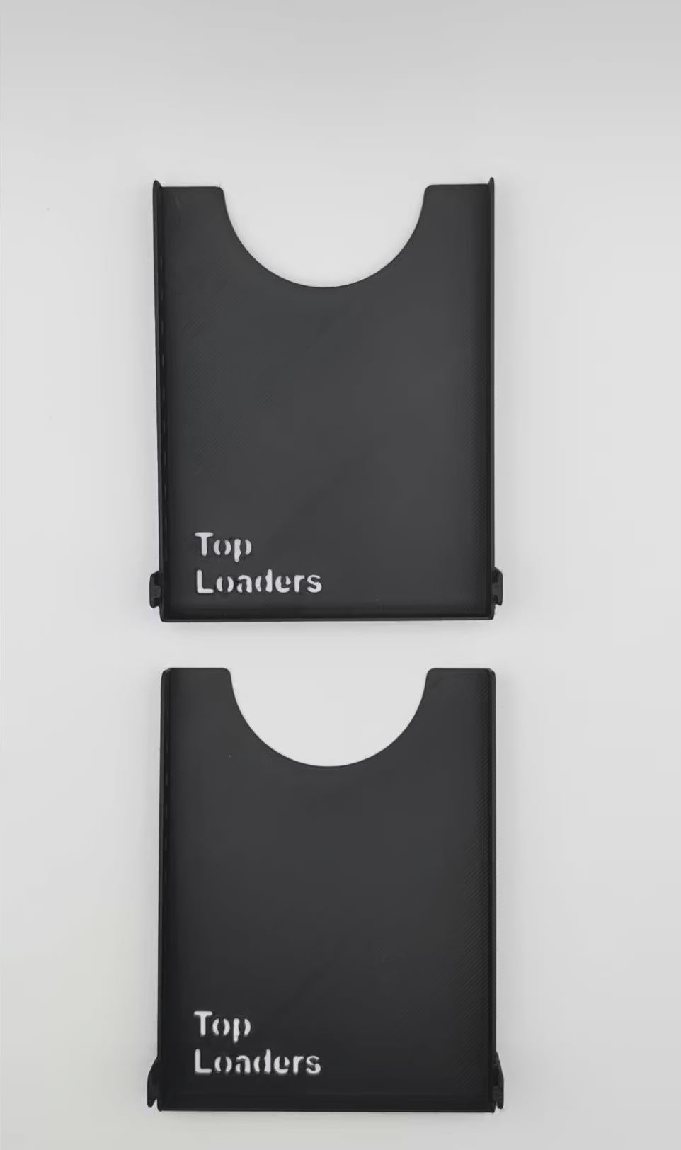 Top Loader Display Tray – Interlocking Angled Card Showcase Rack